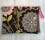 Large Zipper Pouch/Clutch