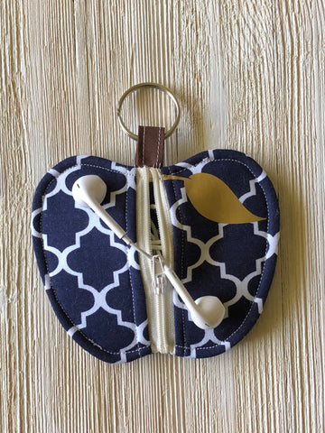 Apple Shaped Earbud Pouch